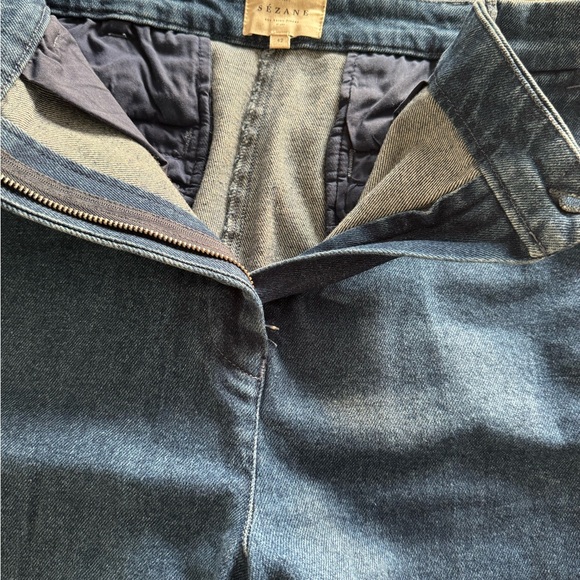 Sezane Martin denim trousers size 42/US10 - Picture 8 of 10